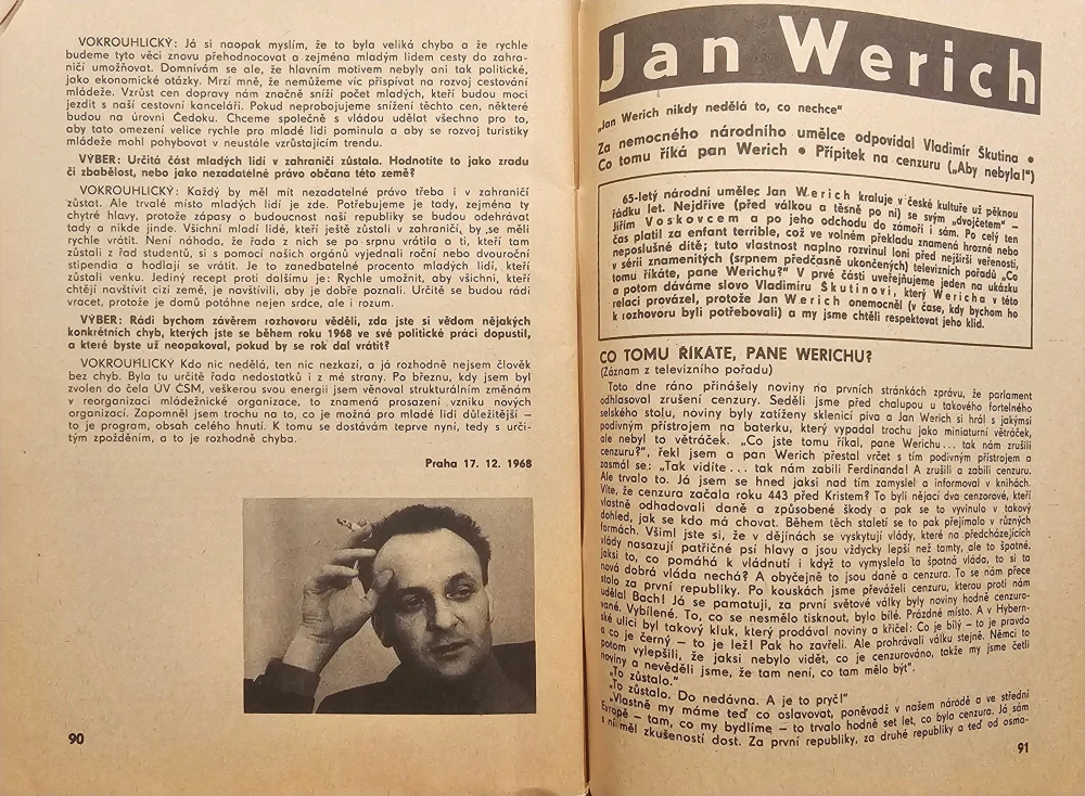 Ľudia roku 1968 (Rozhovory)