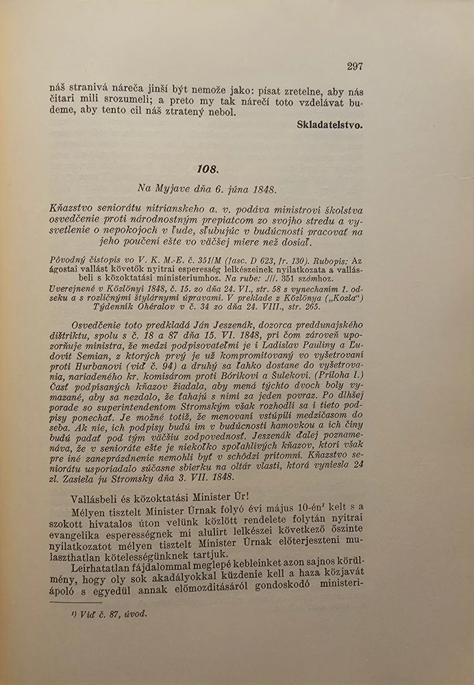Slovenské povstanie roku 1848-1849 (I. diel, I.+II. časť)