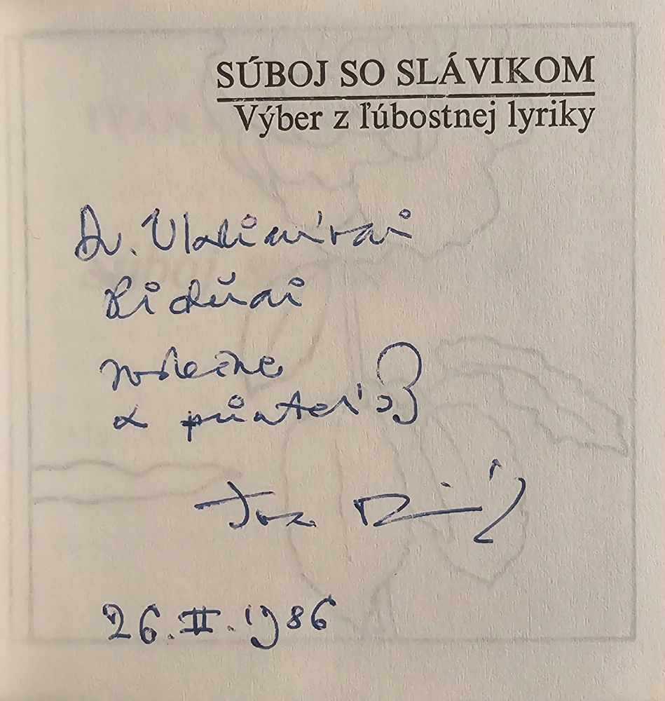 Súboj so slávikom /s podpisom