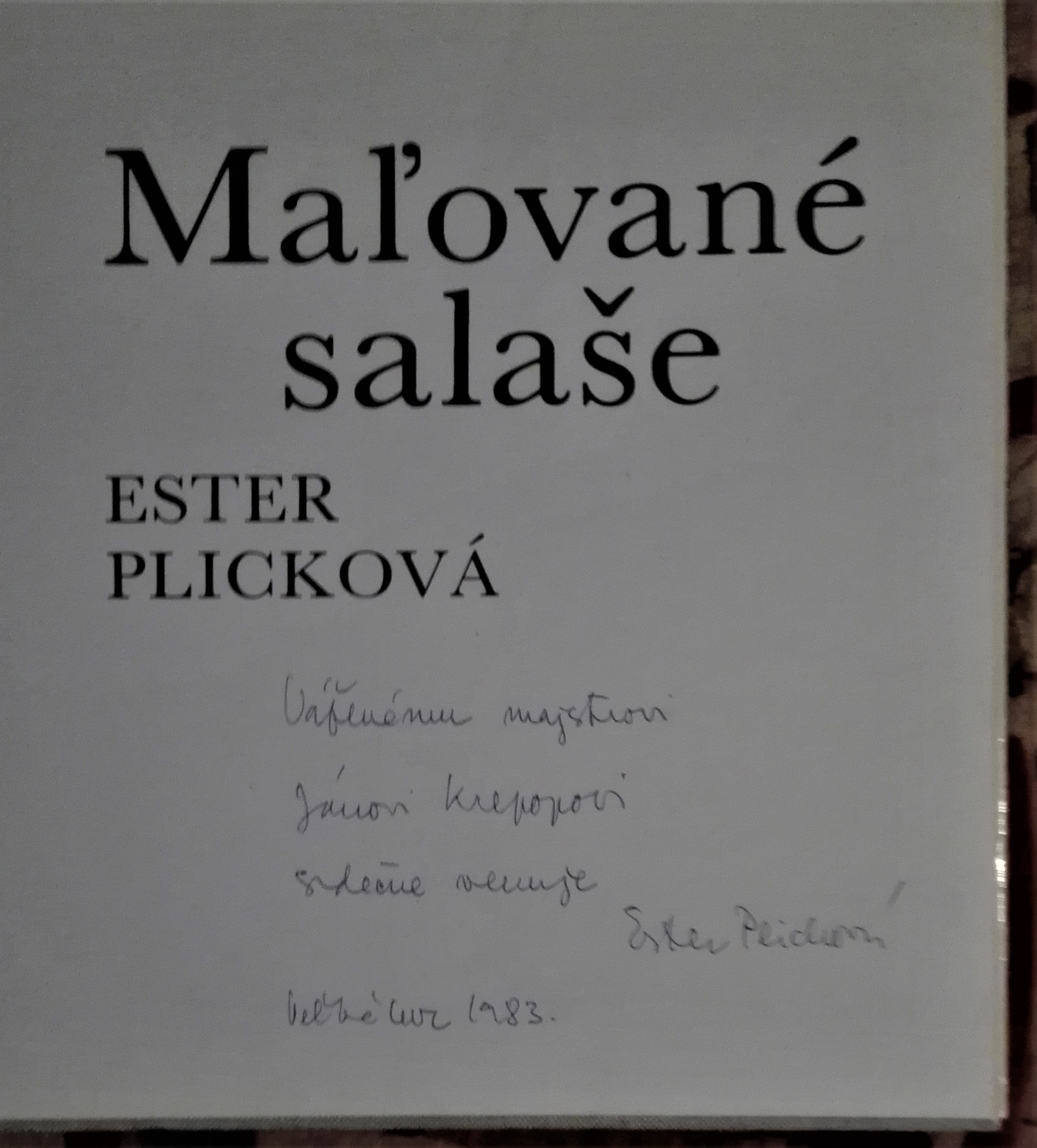 Maľované salaše /s podpisom