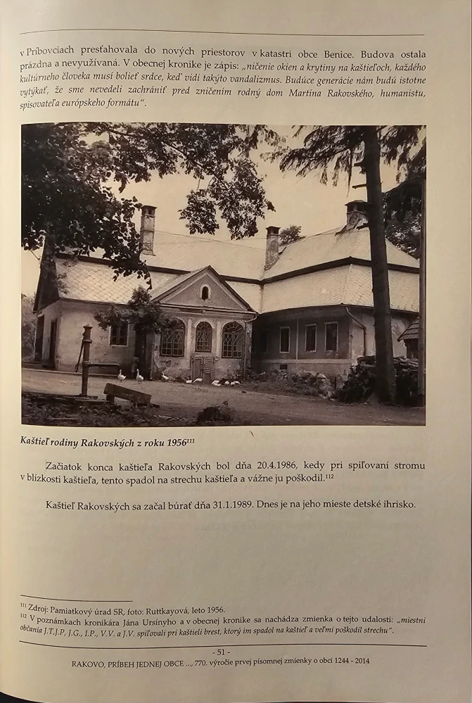 Rakovo (Príbeh jednej obce...)