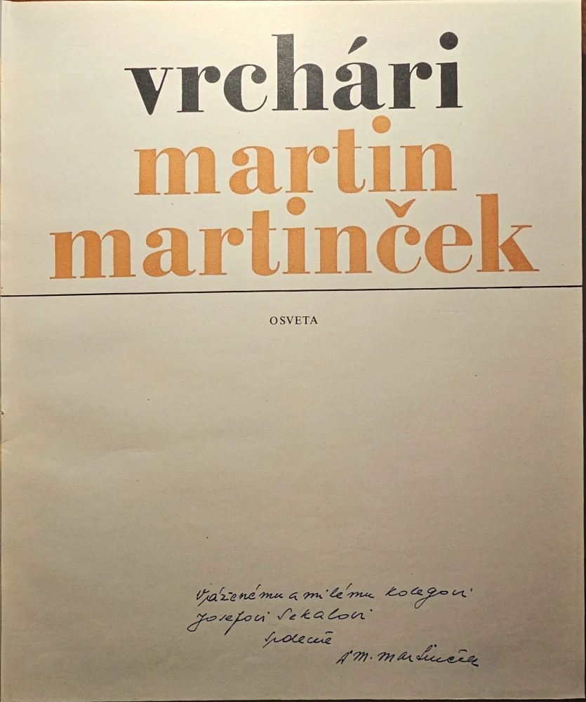 Vrchári /s podpisom