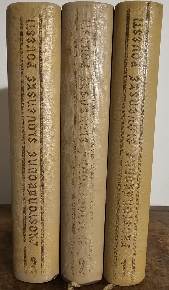 Prostonárodné slovenské povesti (3 zväzky) (polokožené väzby)