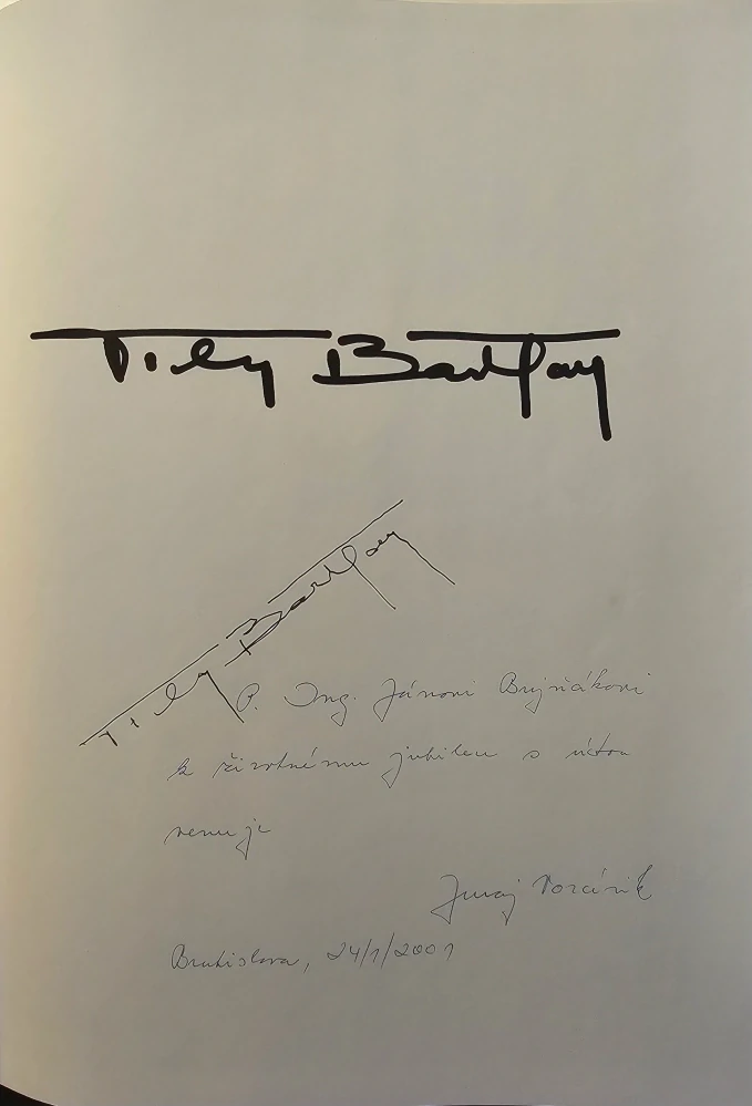 Tibor Bartfay /s podpisom