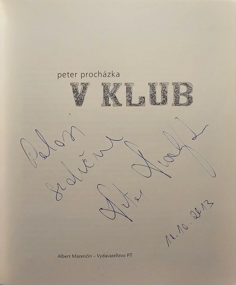 V klub /s podpisom