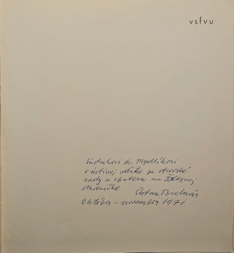 Štefan Bednár (Maliarska tvorba) /s podpisom