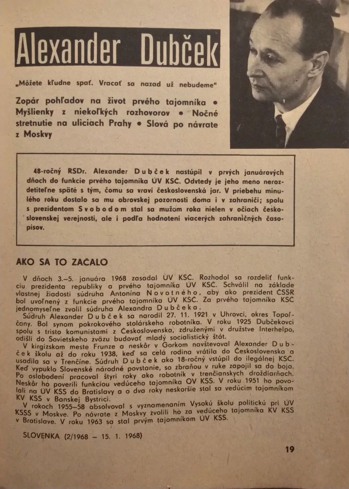 Ľudia roku 1968 (Rozhovory)