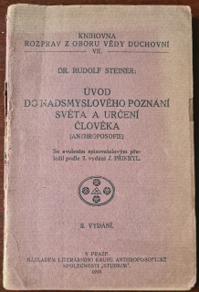 Úvod do nadsmyslového poznání světa a určení člověka (Anthroposofie)