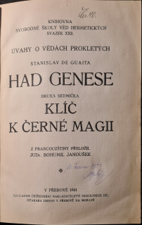 Had genese (Druhá sedmička: Klíč k černé magii)