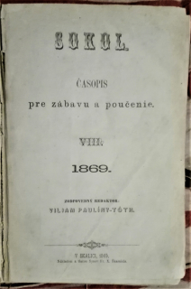 Sokol (Obrázkový časopis pre zábavu a poučenie) VIII. ročník