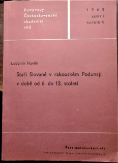 Staří Slované v rakouském Podunají v době od 6. do 12. století