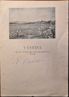 Výstava k 15. výročiu oslobodenia ČSSR /s podpisom