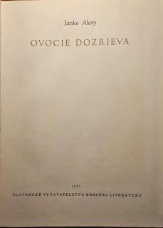 Ovocie dozrieva