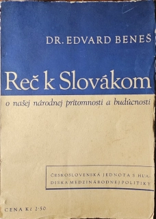 Reč k Slovákom (o našej národnej prítomnosti a budúcnosti)
