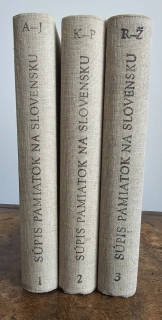 Súpis pamiatok na Slovensku I.-III.