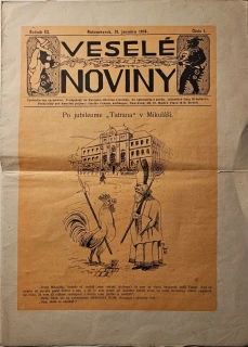 Veselé noviny (roč. III./čís. 1.)