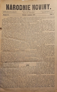 Národnie noviny (kompletný IX.ročník, 156 čísiel)