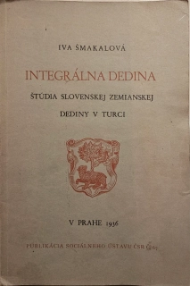 Integrálna dedina (Štúdia slovenskej zemianskej dediny v Turci) 