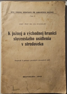 K južnej a východnej hranici slovenského osídlenia v stredoveku
