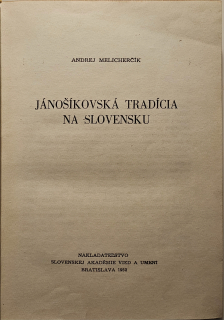 Jánošíkovská tradícia