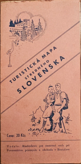 Turistická mapa stredného Slovenska