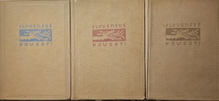 Prostonárodné slovenské povesti (3 zväzky) (celokožené väzby)