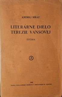 Literárne dielo Terezie Vansovej