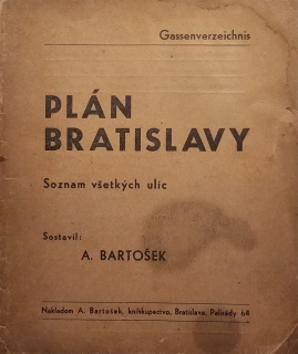 Plán Bratislavy (Soznam všetkých ulíc)