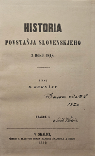 Historia povstaňja slovenskjeho z roku 1848 