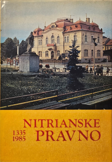 Nitrianske Pravno 1335-1985