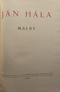 Ján Hála, Maľby