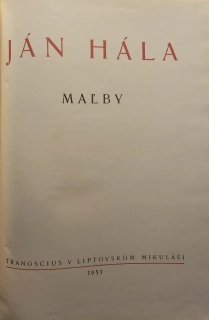 Ján Hála, Maľby