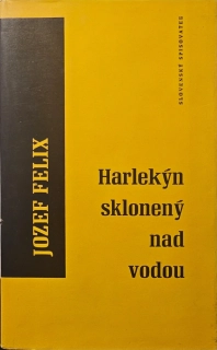 Harlekýn sklonený nad vodou