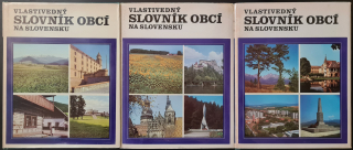 Vlastivedný slovník obcí na Slovensku (3 zväzky)