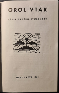 Orol vták (výber z poézie štúrovcov) /s podpisom
