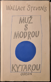 Muž s modrou kytarou