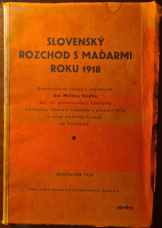 Slovenský rozchod s Maďarmi v roku 1918